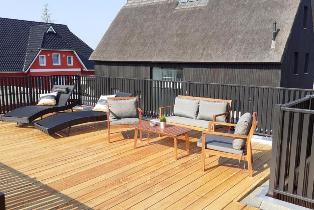 Fh Magnolia Fuer 12 Pers. Mit Terrasse + Dachterasse Villa Born Exteriör bild