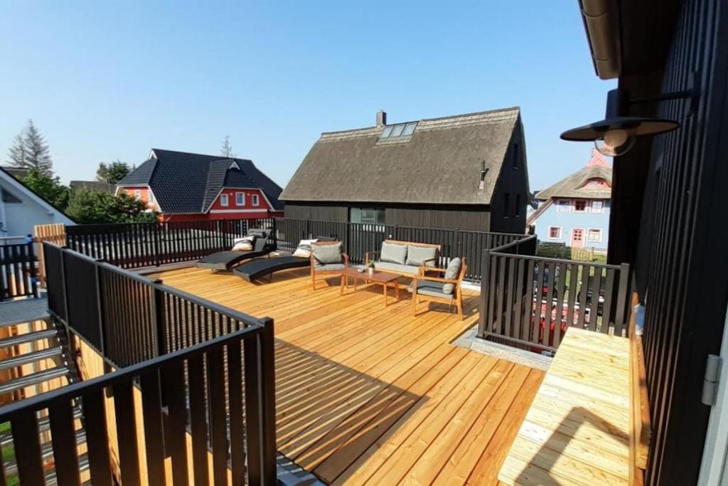 Fh Magnolia Fuer 12 Pers. Mit Terrasse + Dachterasse Villa Born Exteriör bild